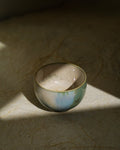 Tasse à thé chinoise artisanale en porcelaine - Blanc/Vert