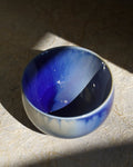Tasse à thé en porcelaine chinoise faite à la main - bleue
