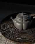 Handmade Yi Xing Tea Pot- Blue Gray Clay / Qing Hui Duan Ni 青灰段泥
