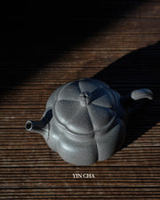 Handgemaakte Yi Xing Theepot - Blauwgrijze Klei / Qing Hui Duan Ni 青灰段泥