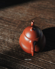 Handgemaakte Yixing Theepot - Zhu Ni Klei Peer-vormige 朱泥梨壶 - 150ml