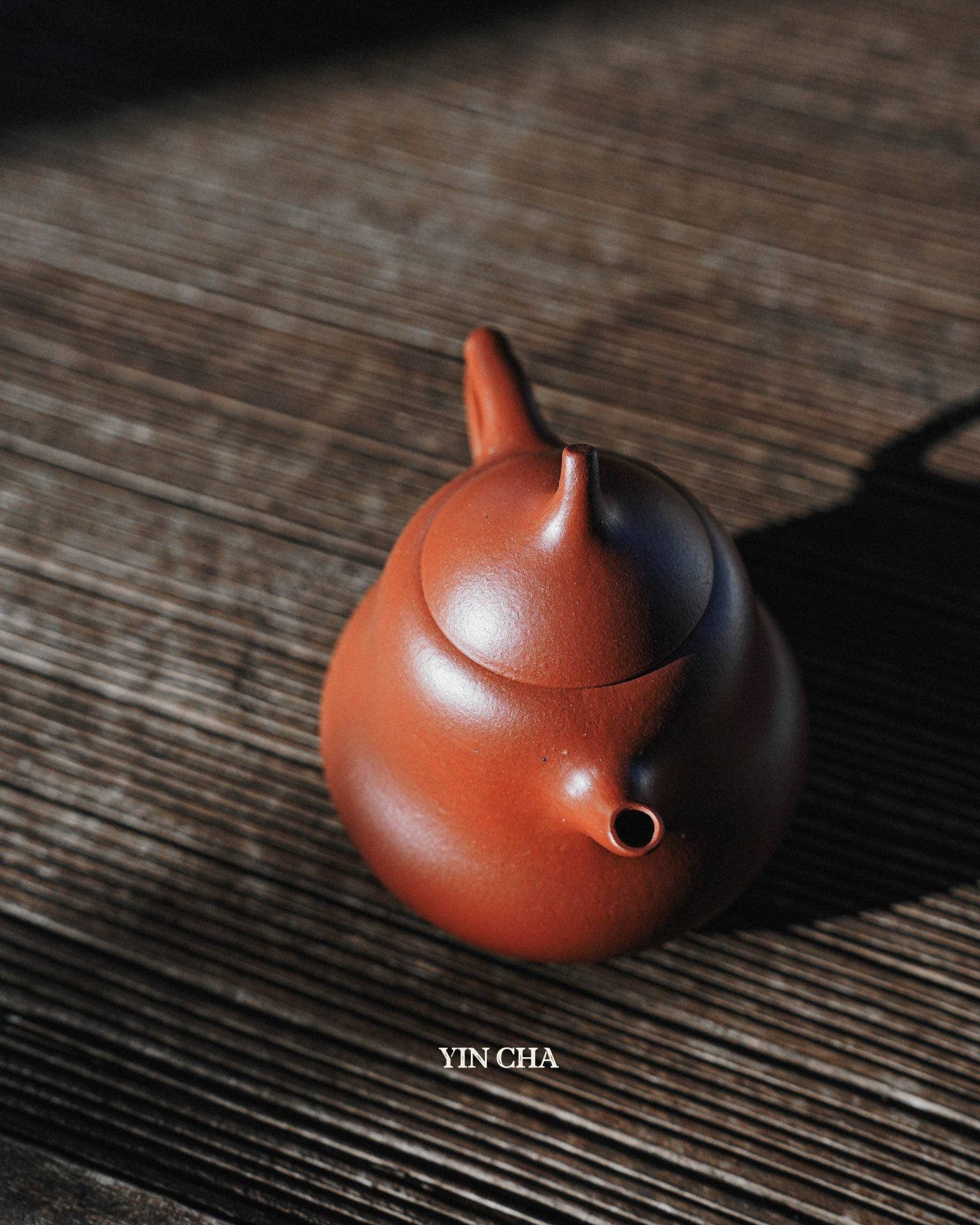 Handmade Yi Xing Tea Pot- Zhu Ni Clay Pear-shape 朱泥梨壶 - 150ml